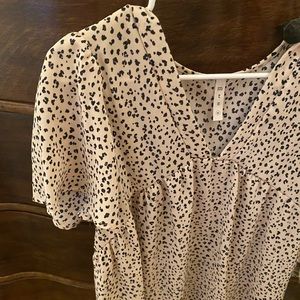 Spotted blouse